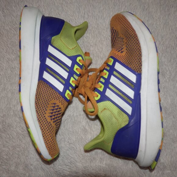 Size 4 adidas UBounce DNA Running Shoes, Crew Orange / Cloud White / Solar Slime - Picture 7 of 10